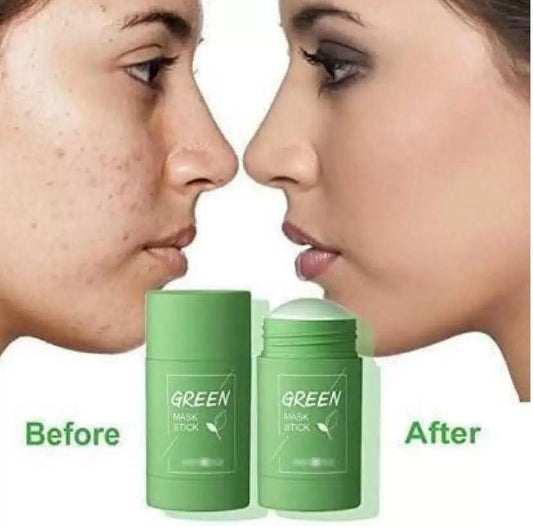 Green Tea Herbal Mask Stick Cream for Removes Blackheads ( Pack of 2)